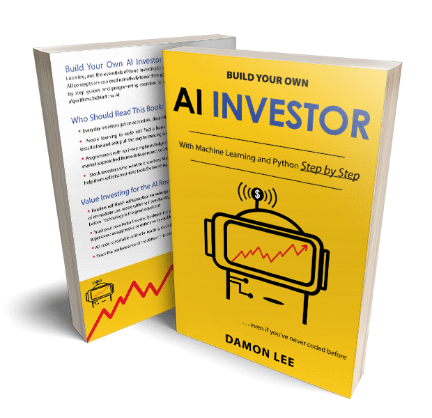 3D render picture of the Built Your Own AI Investor Book